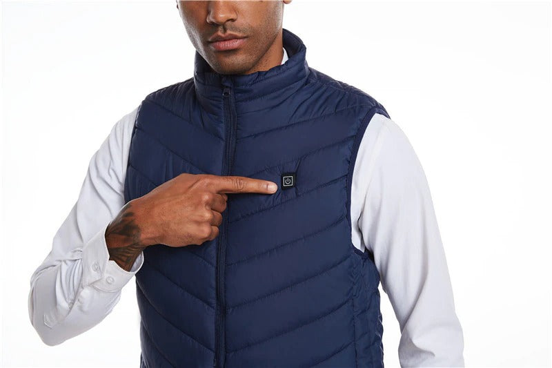 Veste chauffante sans manches myclusaz®